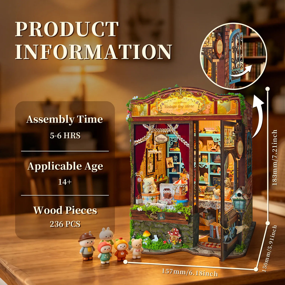 Dreamy Fairy Tale House DIY Miniature Kit - ROCOXIA
