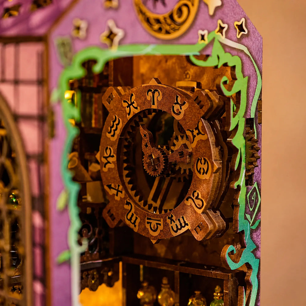 A Detailed Clock — Mystic Theurge’s Hut DIY Book Nook Kit