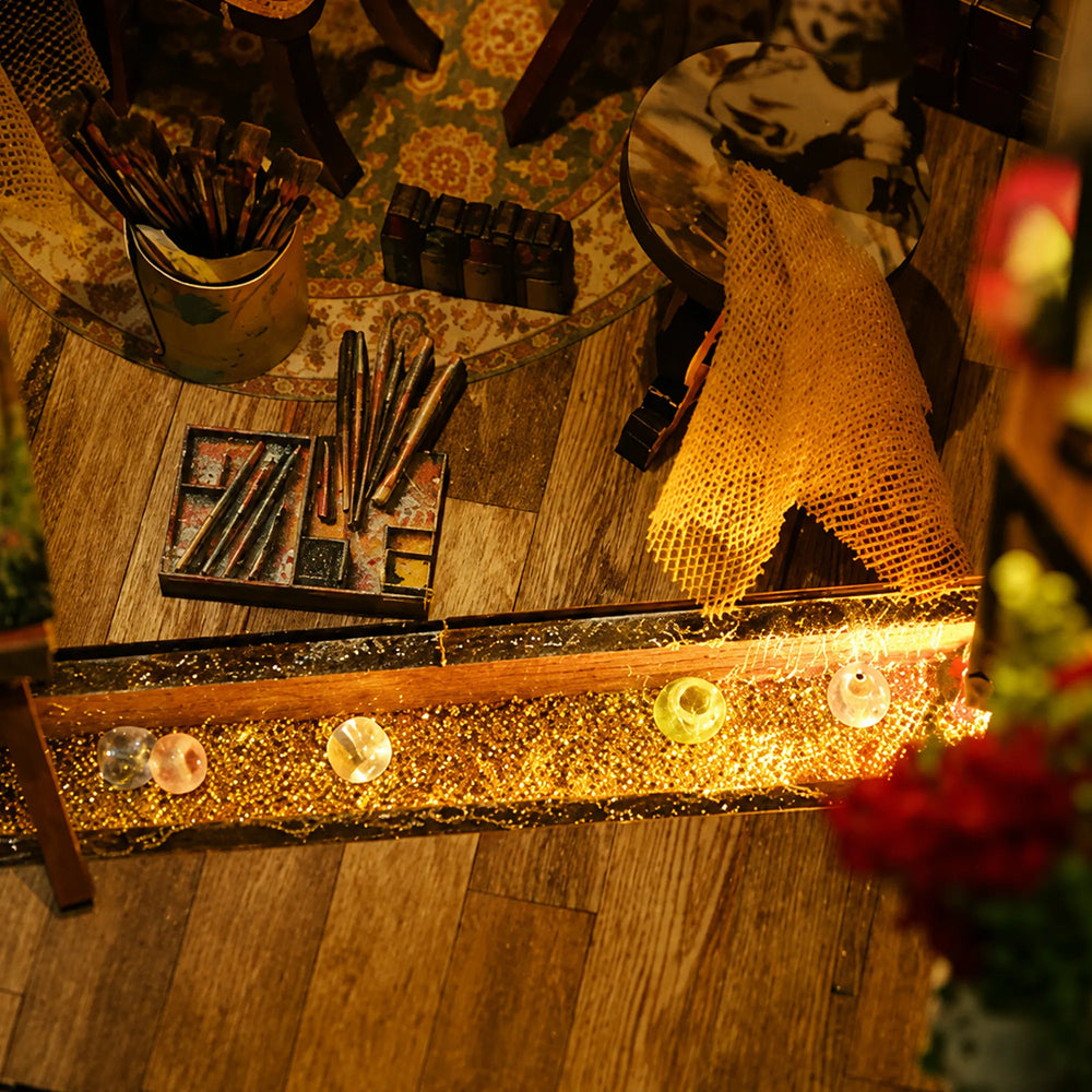A Glittering Star River — Whispers of Starlit Frames DIY Book Nook Kit