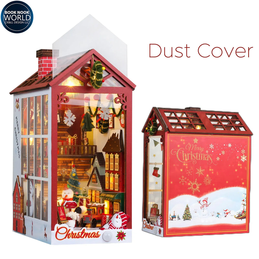 Protective Dust Cover Included — Kit de bricolage de coin de livre de Noël