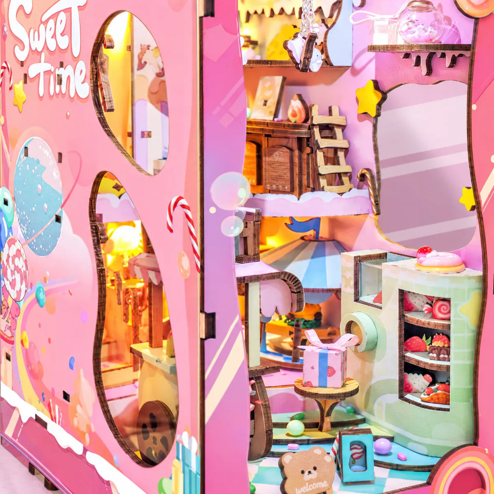 Three Peek-In Windows — Candy Store DIY Book Nook Kit