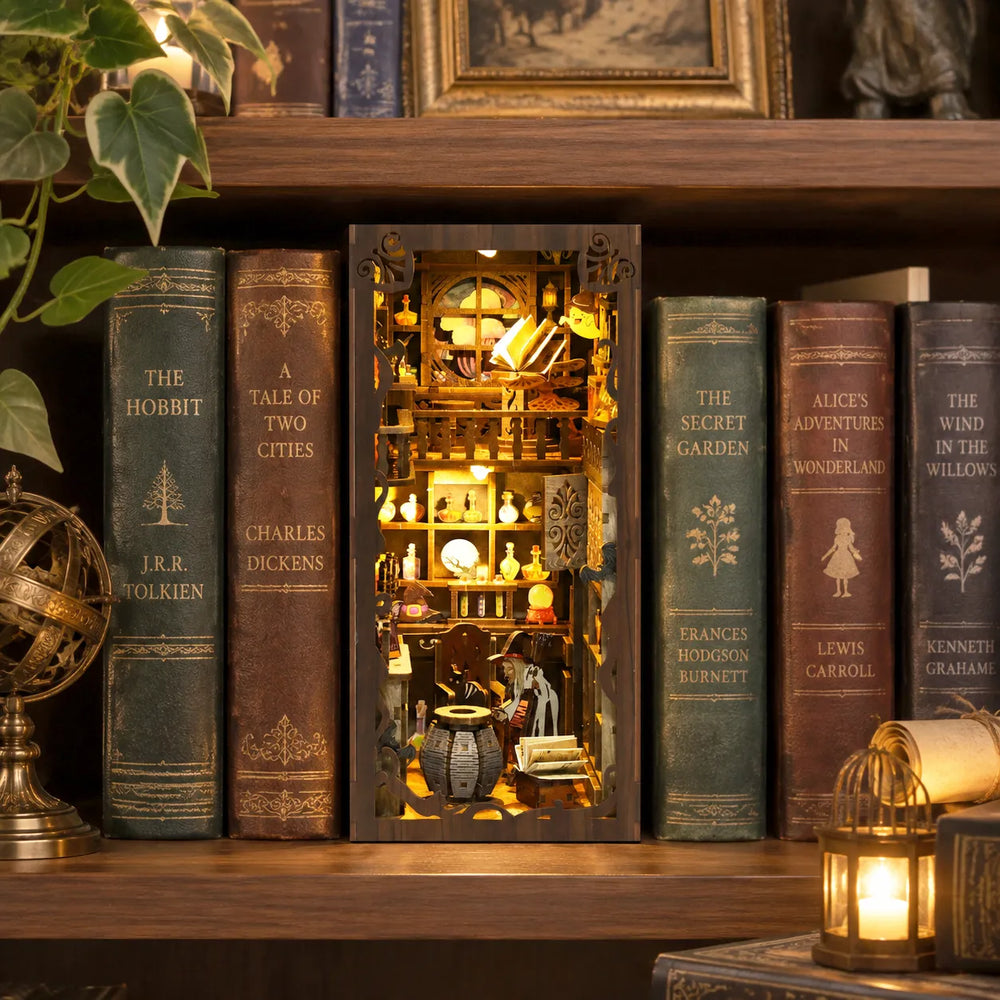 A Mystical Wizard Shelf Display — Magic Night DIY Book Nook Kit