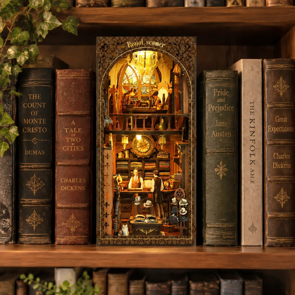 A Royal Atelier Shelf Display — Royal Seamer DIY Book Nook Kit