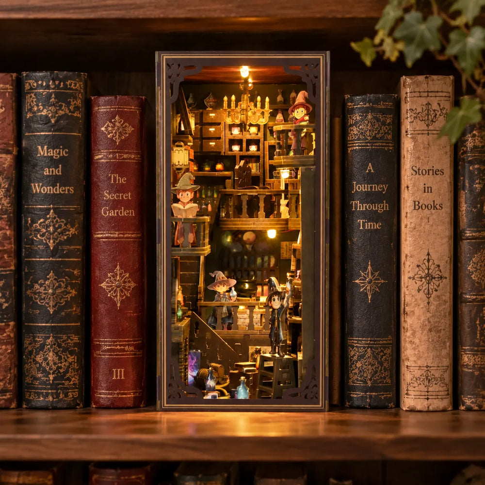 Magic on Your Bookshelf — Alchemy Master DIY Book Nook Kit