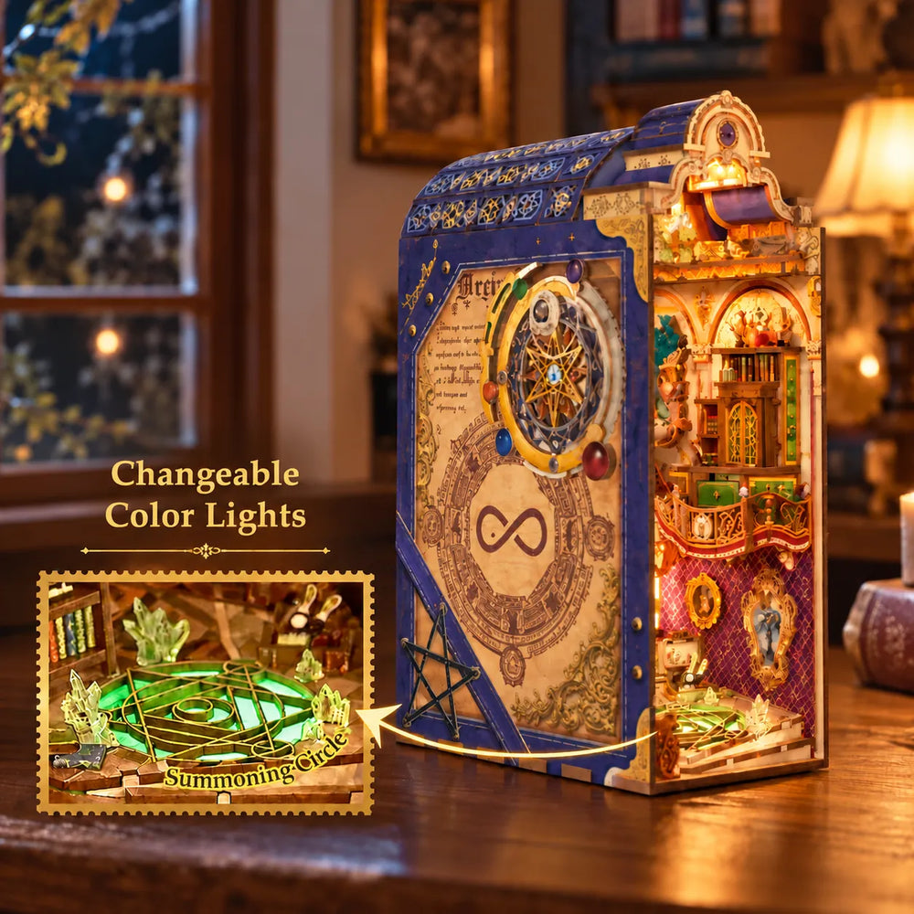 Changeable Color Lights — Magische Bibliothek DIY Buchnischen-Bausatz