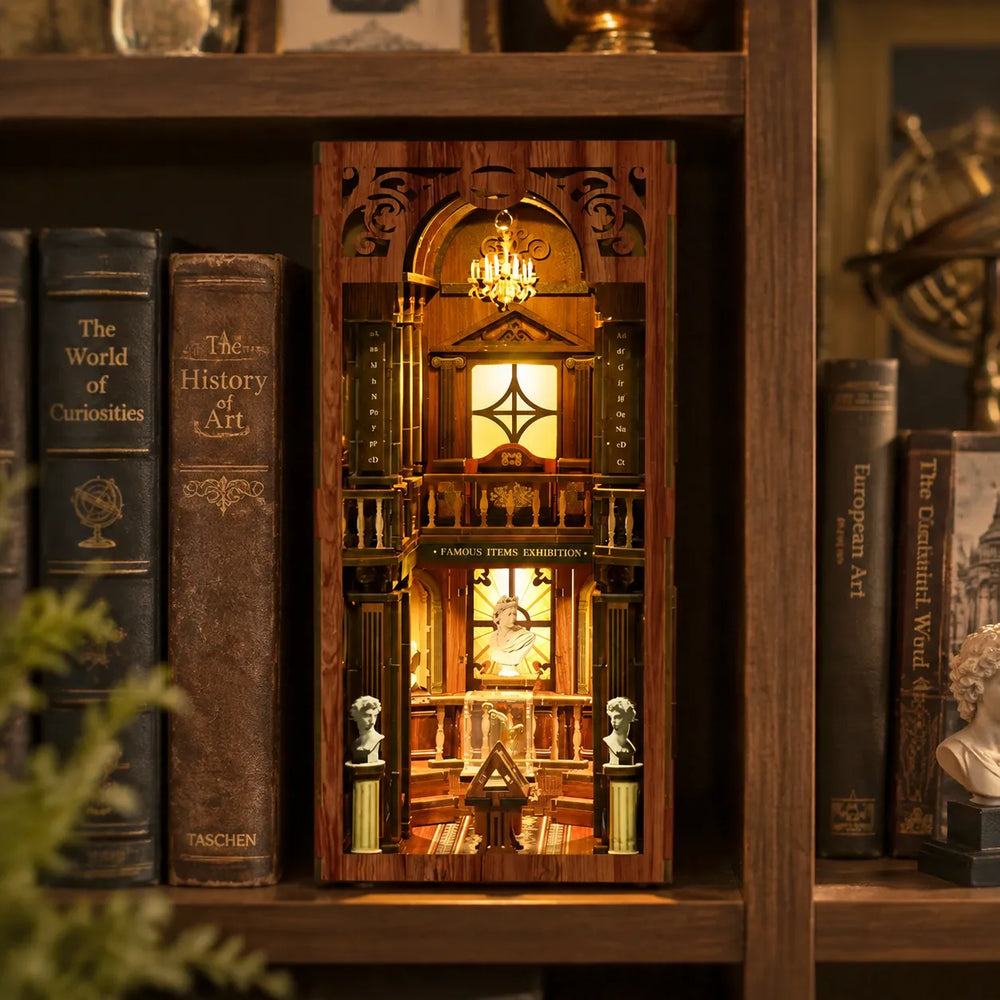 A Charming Shelf Display — The Philosophical Library DIY Book Nook Kit