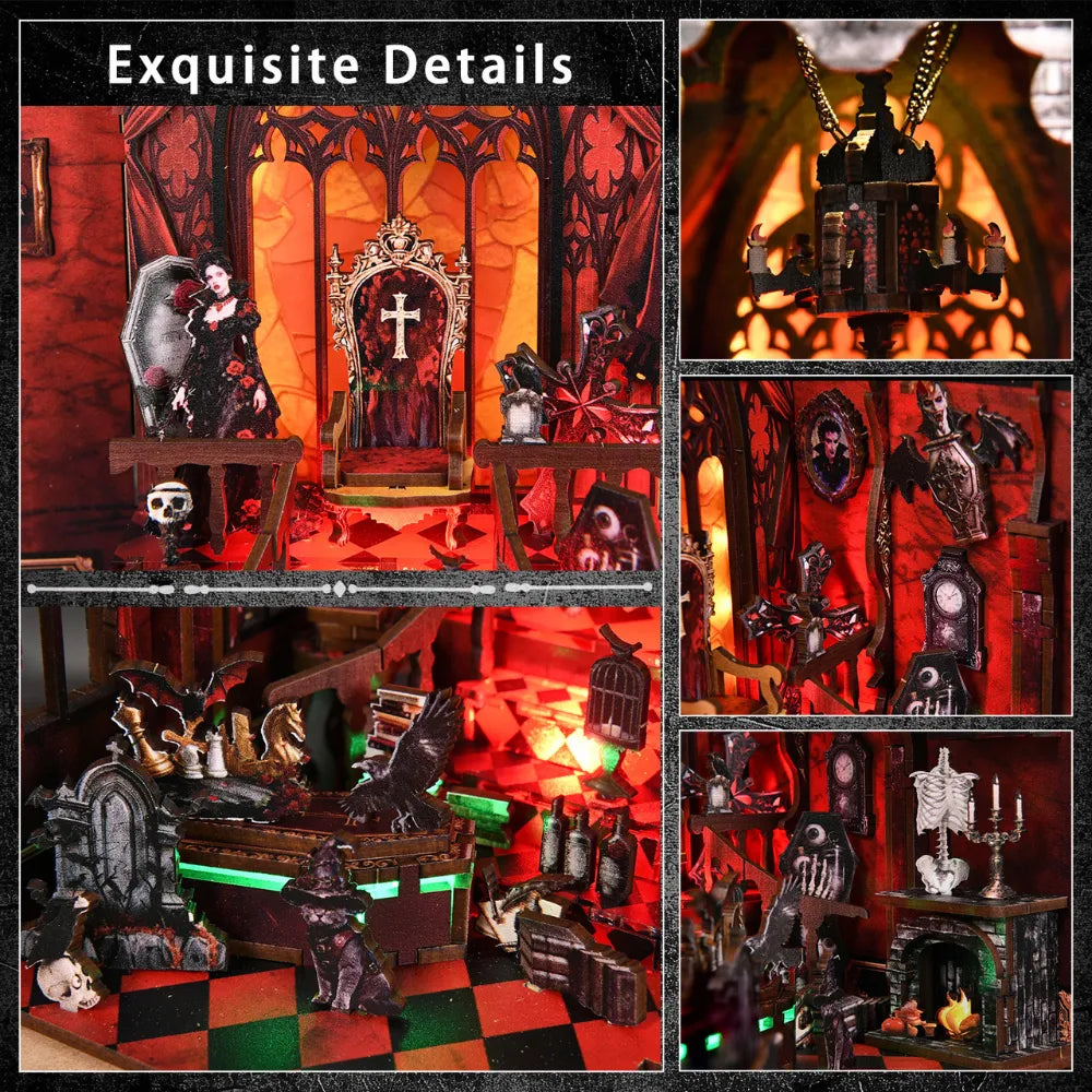 Dark Castle DIY Book Nook Kit - ROCOXIA