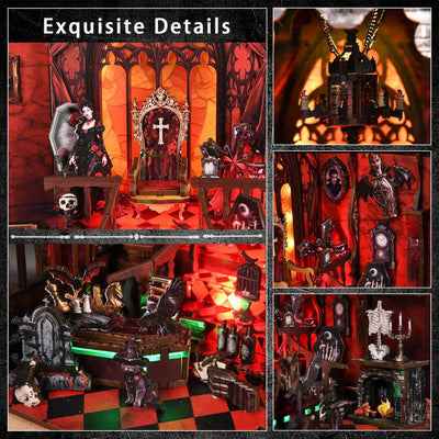 Dark Castle DIY Book Nook Kit - ROCOXIA