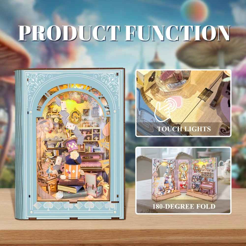 Alice's Tea Party Diary DIY Book Nook Kit