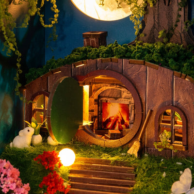 Hobbins Hovel Fantasy Cottage DIY Book Nook Kit