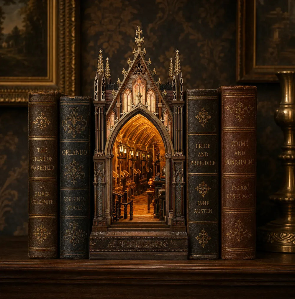 Build Your Own Hidden Library — Aleph Library DIY Buch-Nook-Bausatz