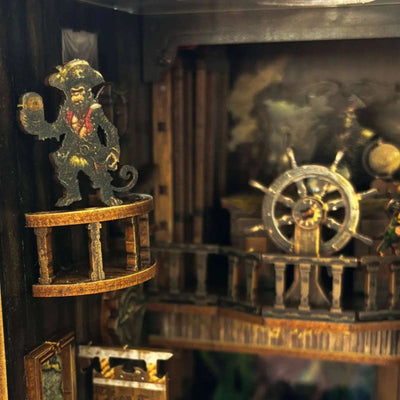 Rocoxia New World Ghost Ship DIY Book Nook Kit - Rocoxia