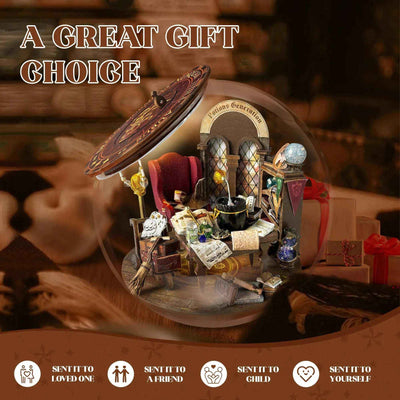 Rocoxia Underground Potion Castle DIY Miniature Dollhouse Kit - Rocoxia