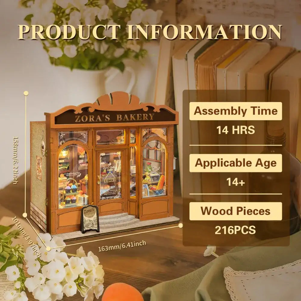 Bakery DIY Miniature Kit - Craft Your Own Cozy Bakery