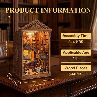 Reading Hall DIY Book Nook Kit - ROCOXIA