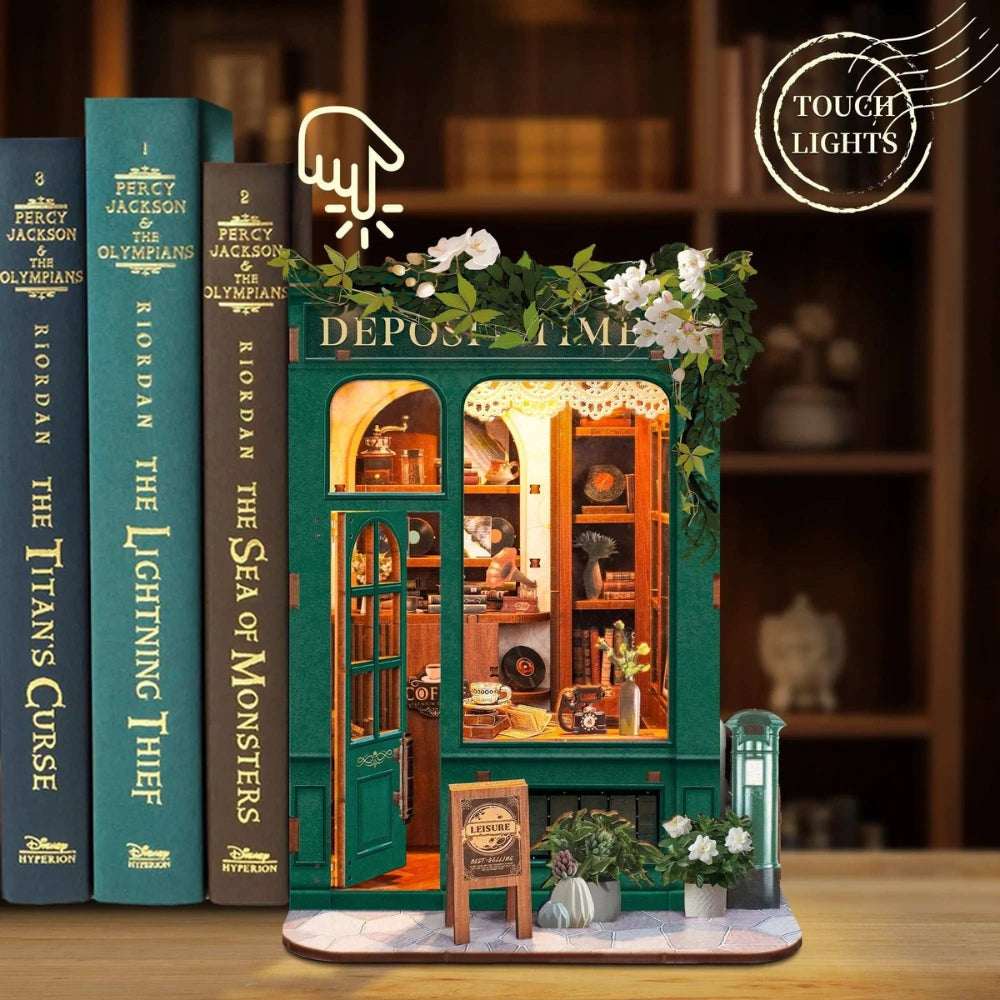 Moments In Time DIY Book Nook Kit - Whispers Between the Shelves - ROCOXIA