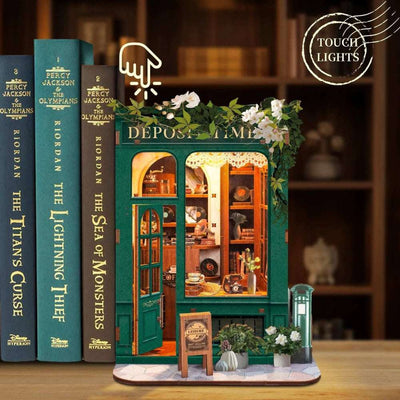 Moments In Time DIY Book Nook Kit - Whispers Between the Shelves - ROCOXIA