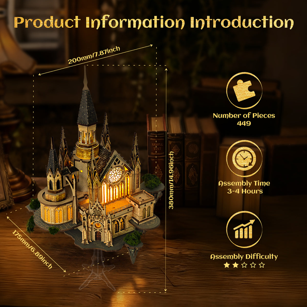 Glen Sky Citadel DIY Miniature House Kit - ROCOXIA