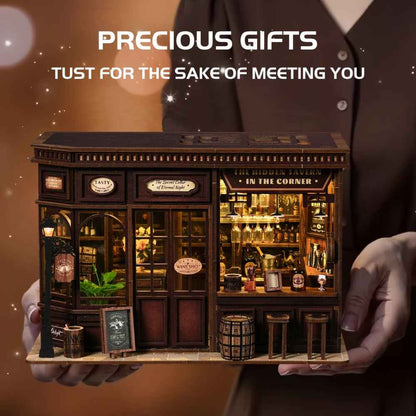 Corner Tavern DIY Mini House Kit l DIY Miniature Kit