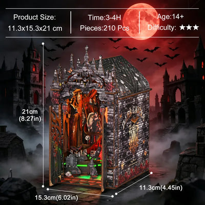 Dark Castle DIY Book Nook Kit - ROCOXIA