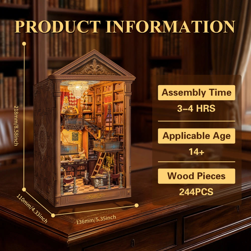 Reading Hall DIY Book Nook Kit - ROCOXIA