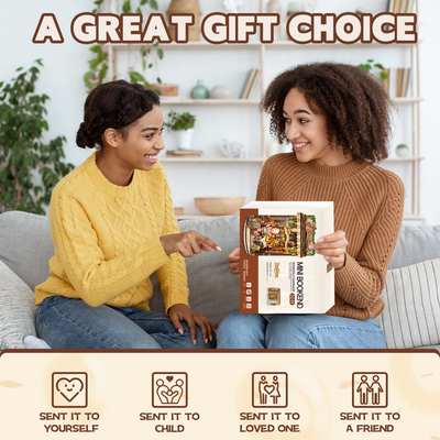 Rocoxia Bear Bakery DIY Book Nook Kit - Rocoxia