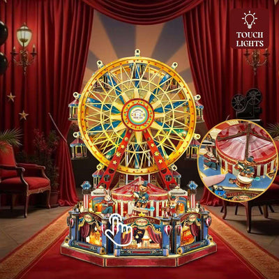 Century Ferris Wheel 3D Wooden Mechanical Puzzles - ROCOXIA