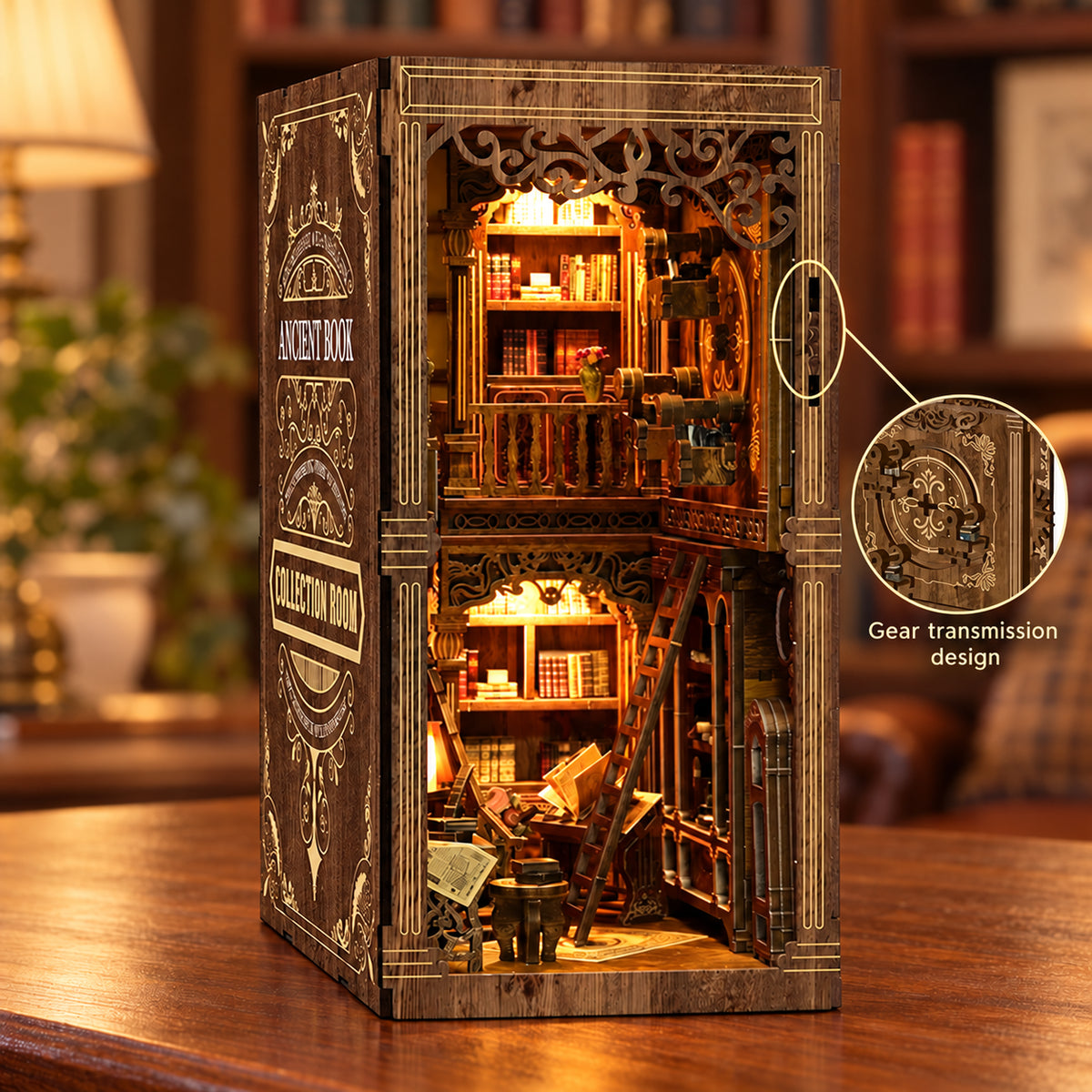 Ancient Book Collection Room DIY Book Nook Kit
