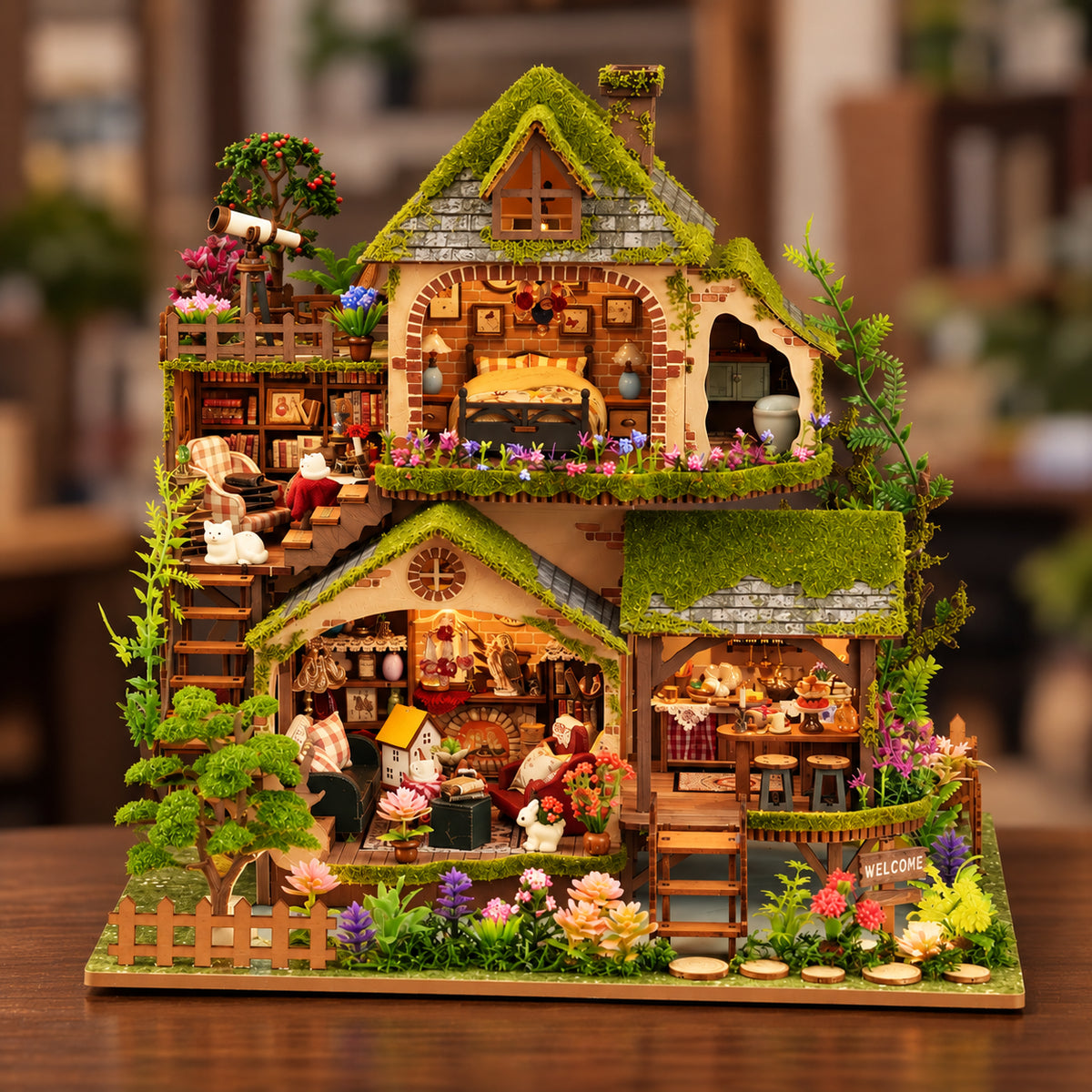 Forest Adventure DIY Mini House Kit l DIY Miniature Kit