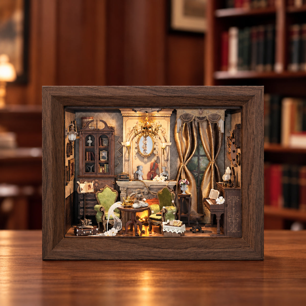Glimmer Hall DIY Story Frame Puzzle Kit with LED Lights