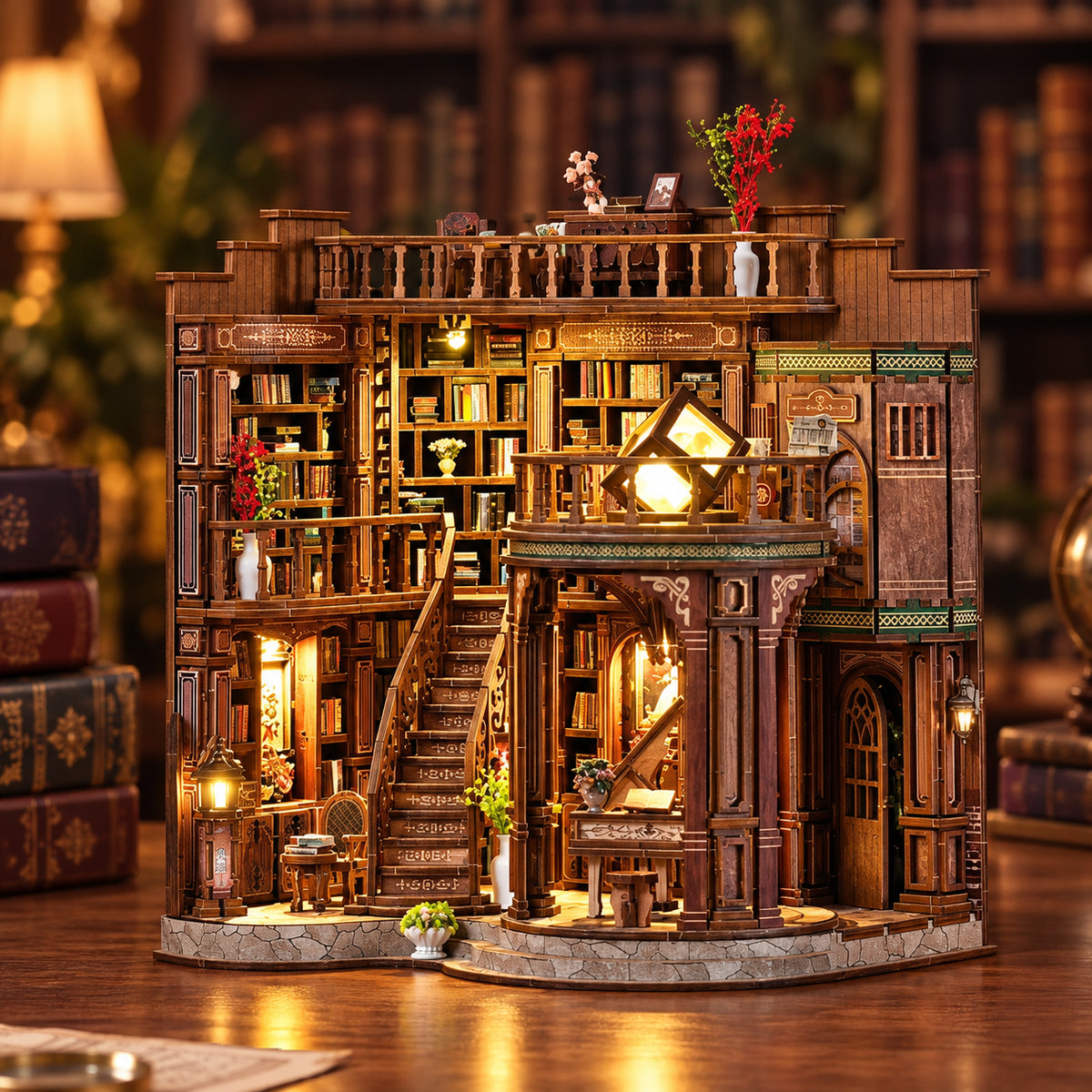 Dreamy Book Hall DIY Miniature Kit
