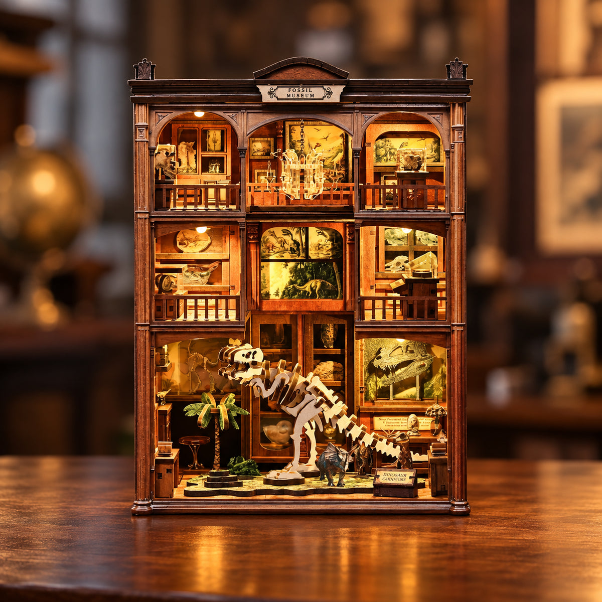 Fossil Museum DIY Book Nook Kit