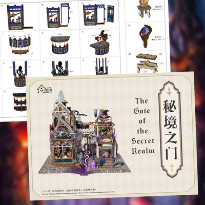 The Gate of the Secret Realm DIY Mini House Kit l DIY Miniature Kit - ROCOXIA