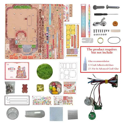 Candy Workshop DIY 3D Puzzle Transmission Model Kit - ROCOXIA
