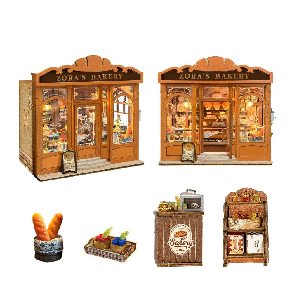 Bakery DIY Miniature Kit - Craft Your Own Cozy Bakery