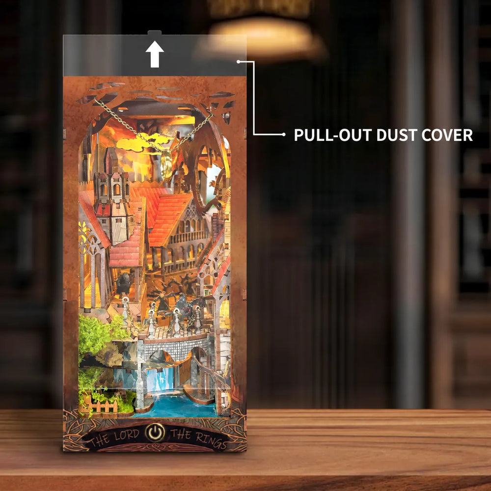 Pull-Out Protective Dust Cover — Spirit Valley of the Magic Ring DIY Book Nook Kit