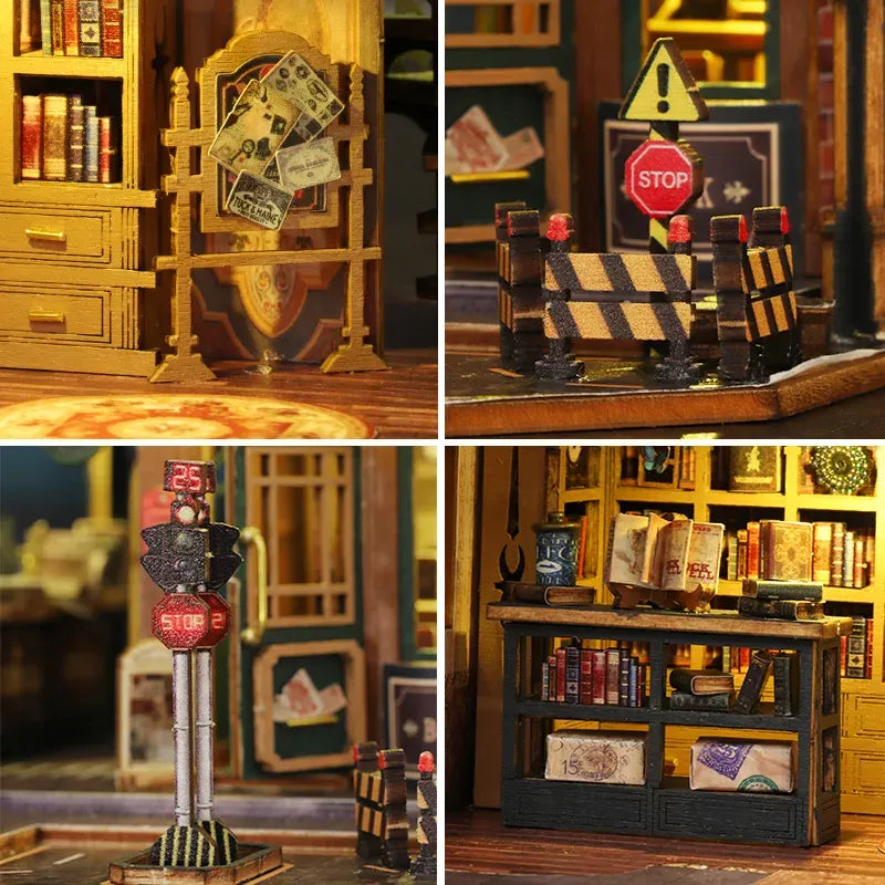 Rich Vintage Street Details — Kit Miniature DIY : La Librairie du Crépuscule