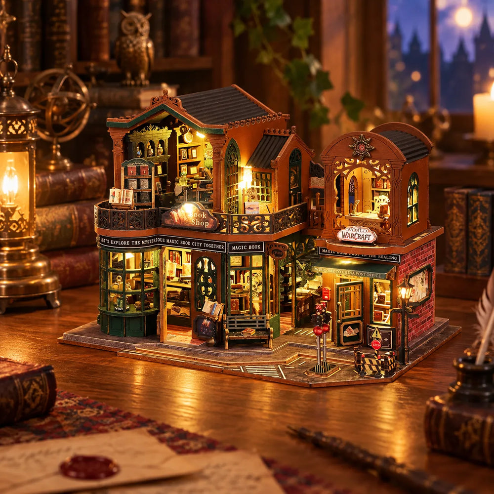 Warm Twilight Ambient Lighting — Kit Miniature DIY : La Librairie du Crépuscule
