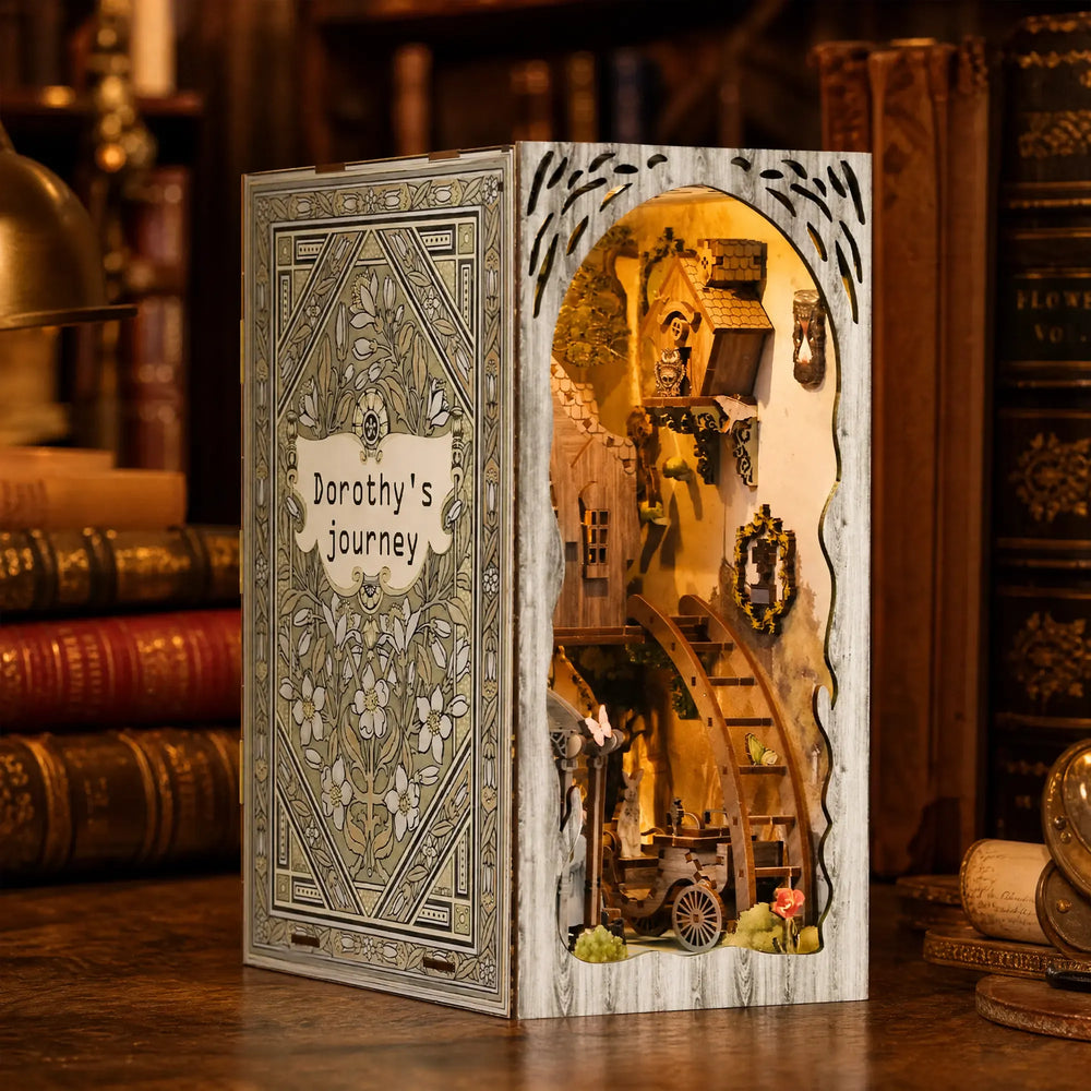 Layered Fantasy World Display — Dorothy's Journey DIY Book Nook Kit