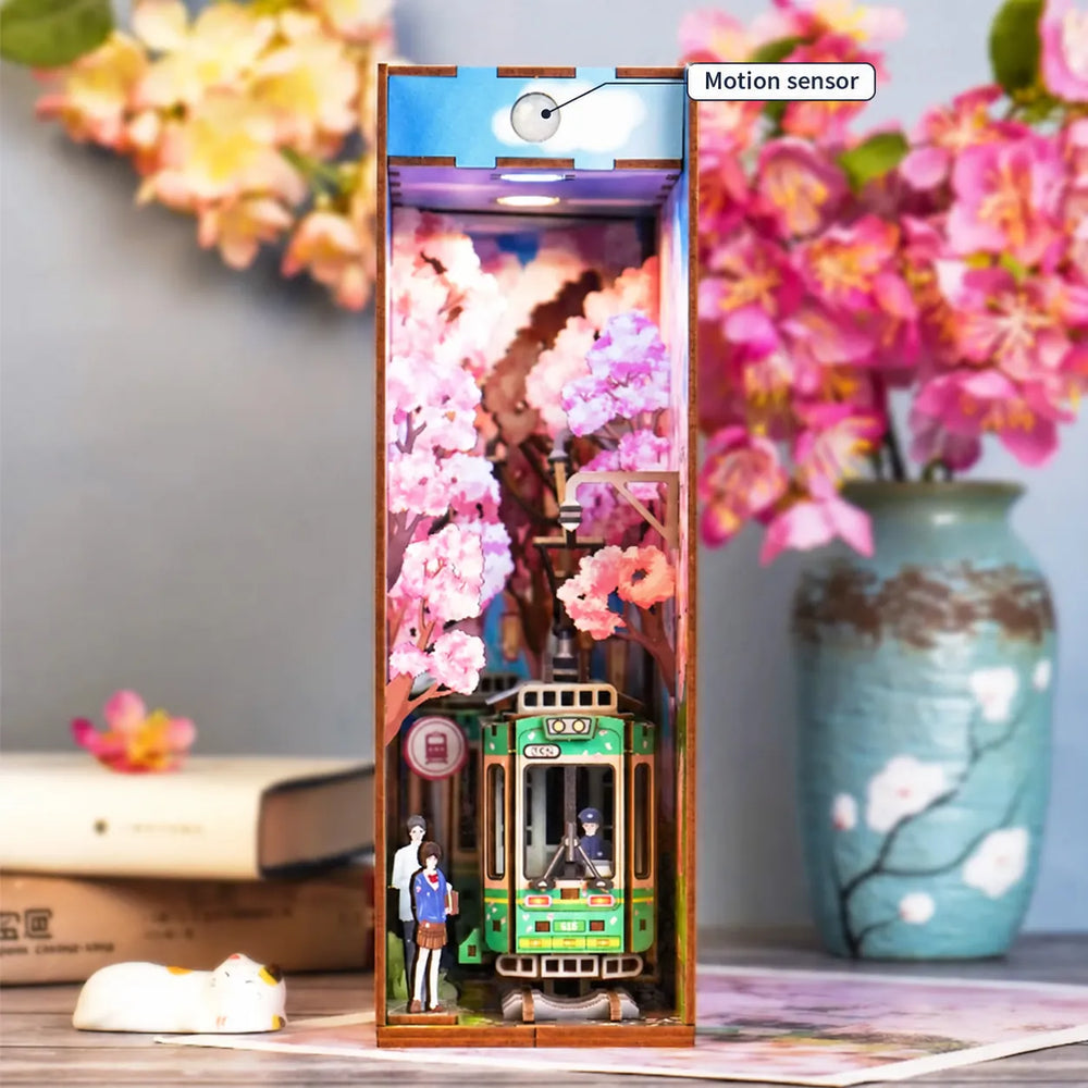 Motion-Sensor Warm LED Lighting — Sakuras Reise-DIY-Bücherwinkel-Bausatz