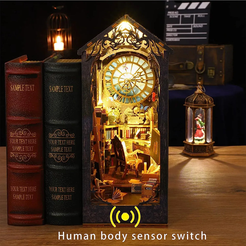 Human-Sensor Warm LED Lighting — Sherlock Holmes Detective Agency DIY Book Nook Kit