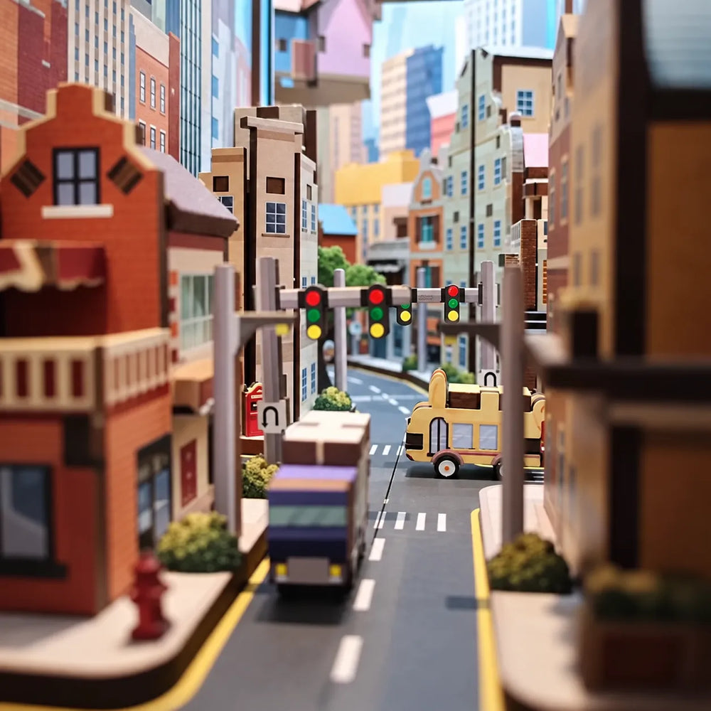 A Tiny City Full of Life — Travel with The Wind DIY Book Nook Kit