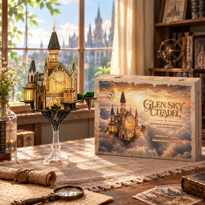 Glen Sky Citadel DIY Miniature House Kit - ROCOXIA