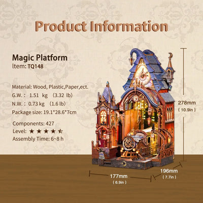 Magic Platform DIY Book Nook Kit - ROCOXIA