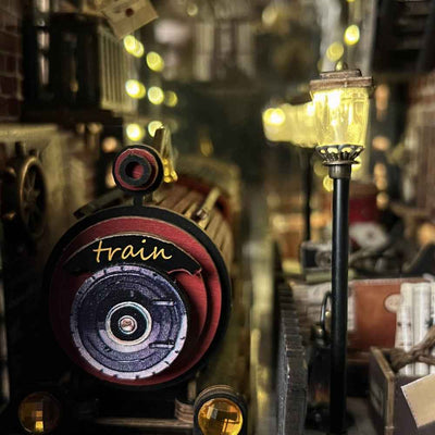 Fancy Train Platform DIY Book Nook Kit