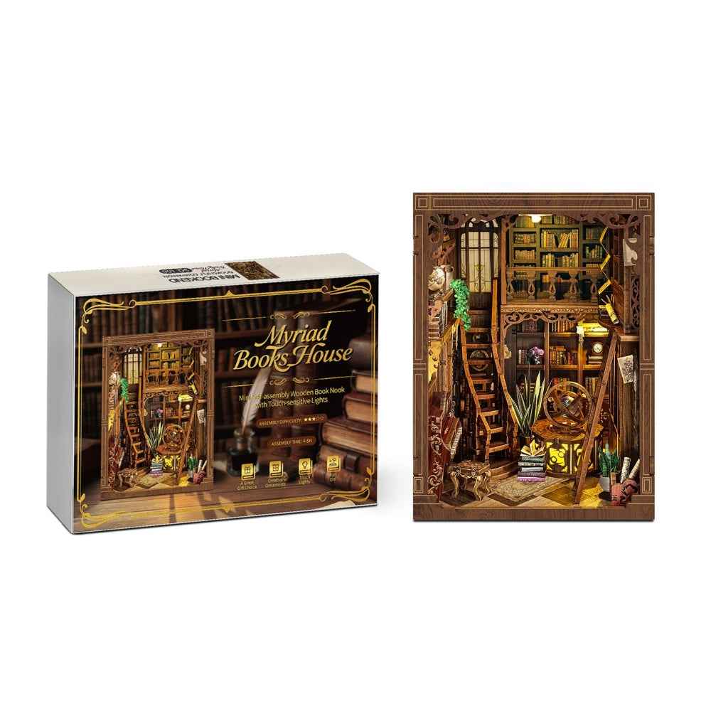 Myriad Books House DIY Book Nook Kit - ROCOXIA