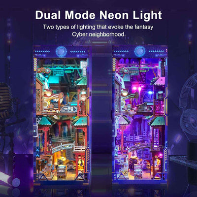 Rocoxia Cyber City DIY Book Nook Kit - Rocoxia