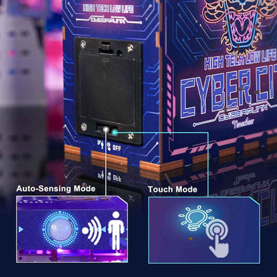 Rocoxia Cyber City DIY Book Nook Kit - Rocoxia