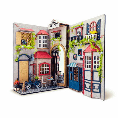 Parisian Alley DIY Book Nook Kit - ROCOXIA