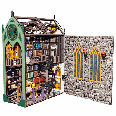 Ancient Library DIY Book Nook Kit - ROCOXIA